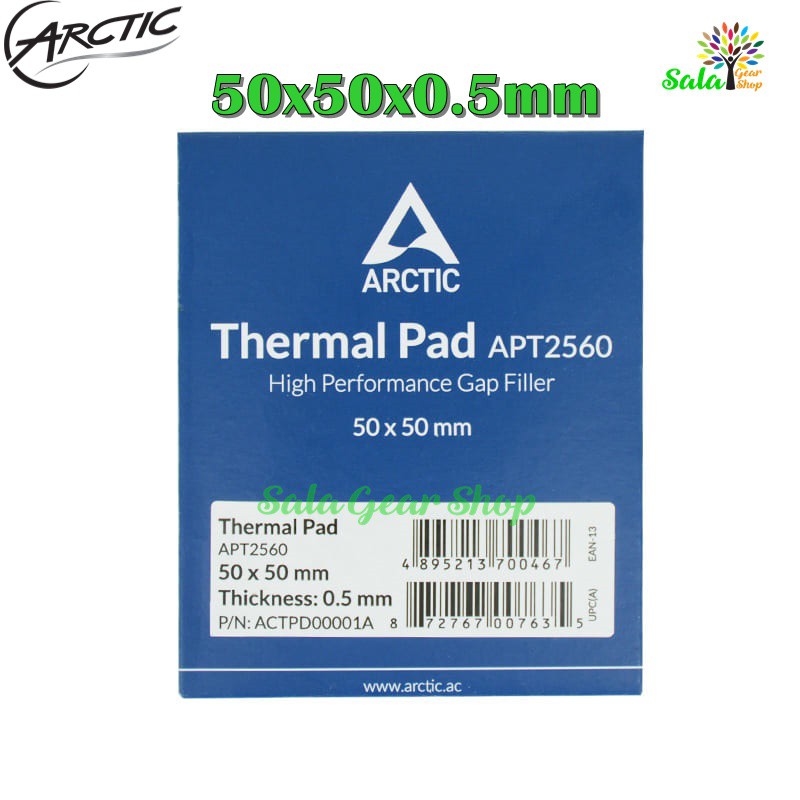 Miếng Dán Tản Nhiệt Arctic Thermal Pad 50*50*0.5mm