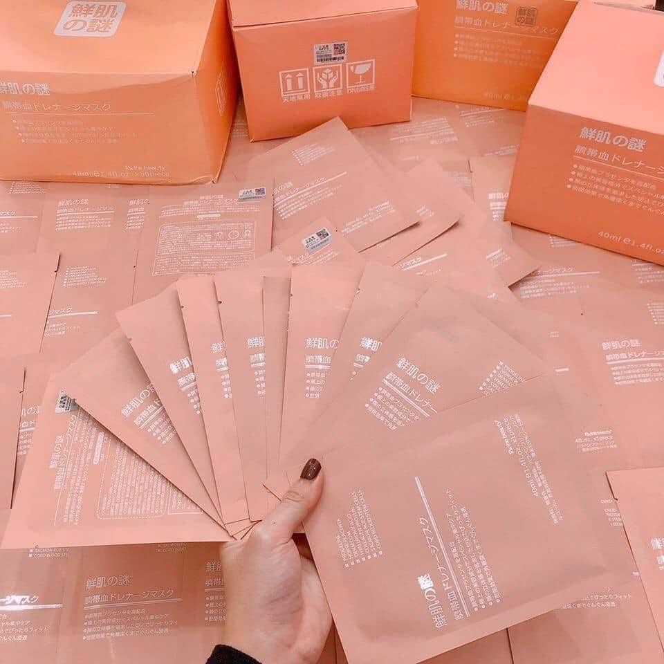 Mặt nạ nhau thai cừu dưỡng trắng da dưỡng ẩm giảm mụn chống lão hóa giảm mụn hiệu quả