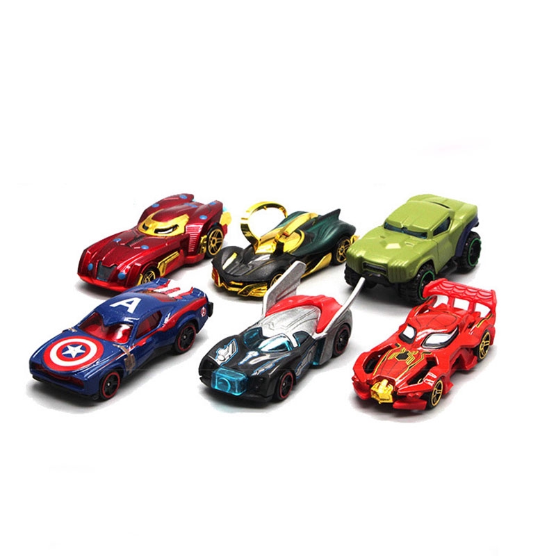 Set 7 Mô Hình Xe Đồ Chơi Siêu Anh Hùng Avengers 4