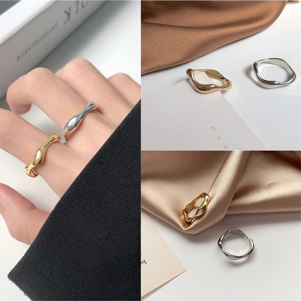 Nhẫn gợn sóng phong cách cổ điển hợp thời trang cho nữ