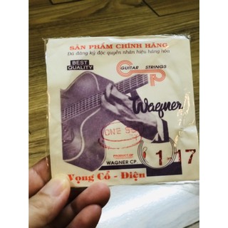 Dây đàn guitar phím lõm điện ( dây vong cổ)