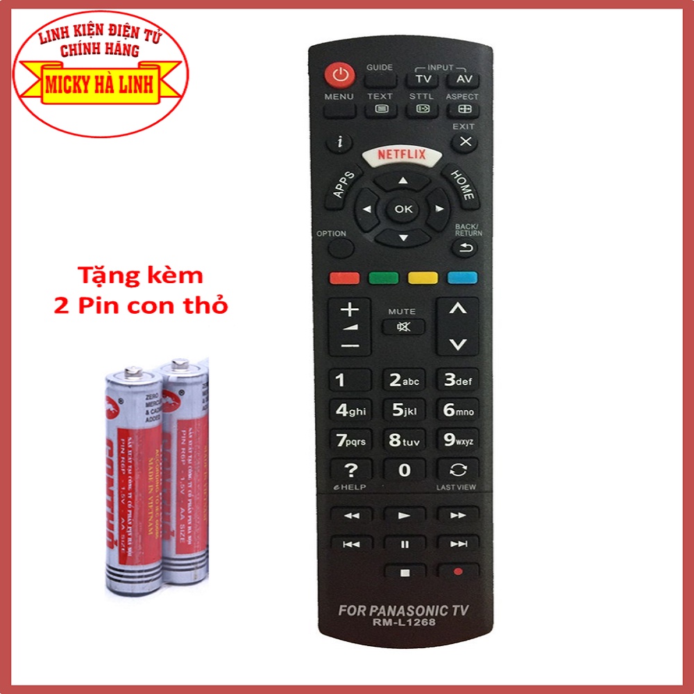Điều khiển Remote Tivi PANASONIC INTERNET Sử dụng cho tivi PANASONIC LCD LED CÓ INTERNET từ 32 đến 100 inch