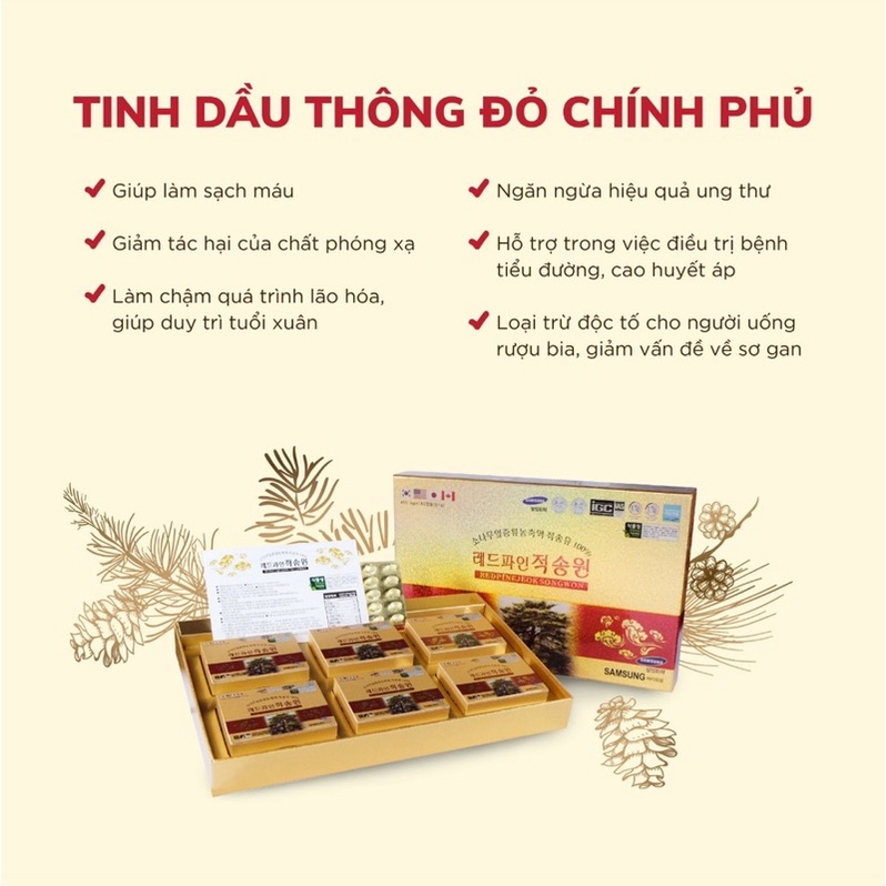 Tinh dầu thông chính phủ Hàn Quốc