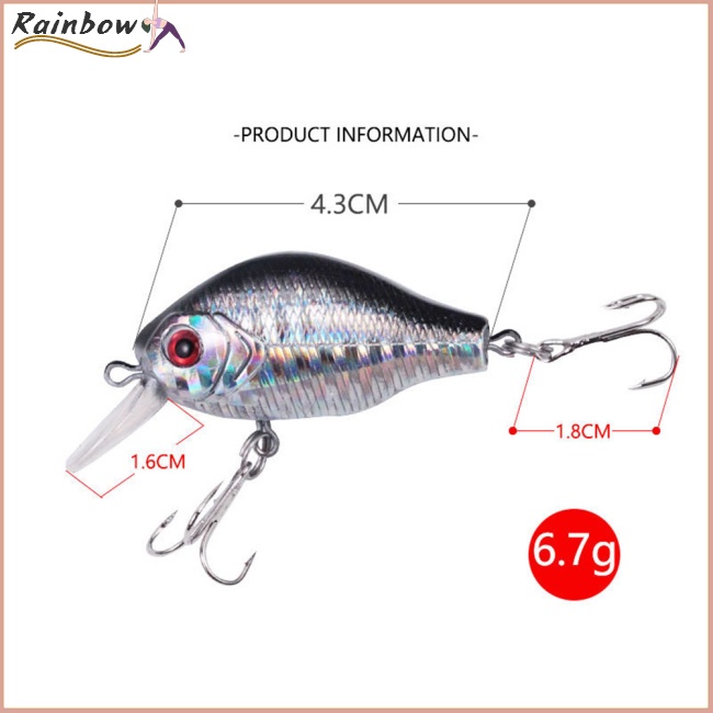 Mồi Câu Cá Giả Dạng Cứng Chuyên Nghiệp Chất Lượng Cao