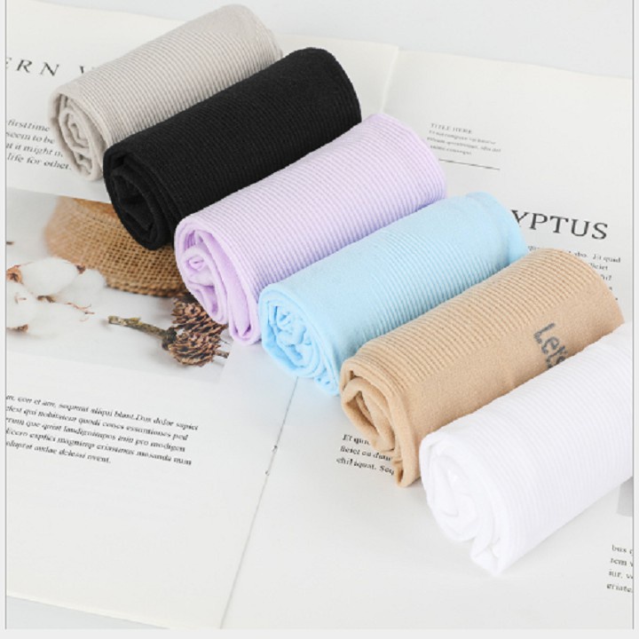 Găng Tay Chống Nắng Xỏ Ngón Let's Slim Hàn Quốc Ngăn Tia UV, Gang tay chống nắng xỏ ngón