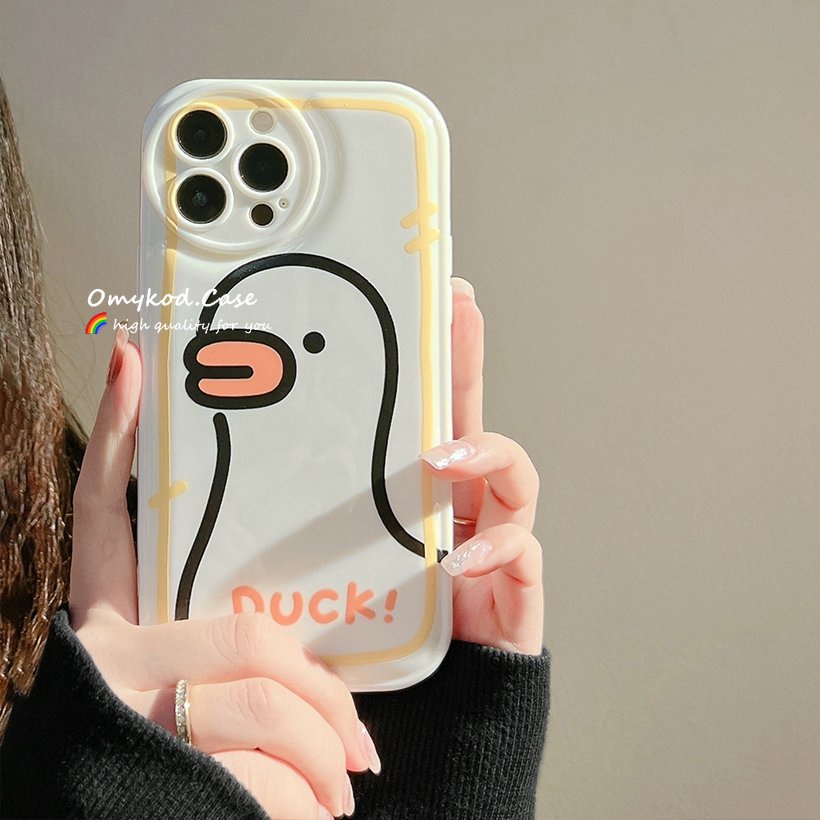 Ốp Điện Thoại Mềm In Hình Vịt Omykod Cho Samsung S21 S20 FE S22 S21 S20 Note 20 Plus M23 M33 M52 M53