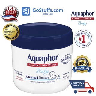 [Hàng Mỹ] Aquaphor baby Kem chống hăm và làm dịu da khỏi ngứa, trầy, phát ban, hăm, nứt dành cho bé 396g