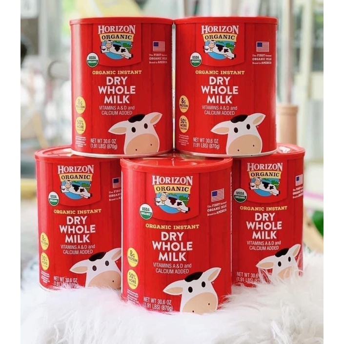[ Date 3/2023 ] Sữa tươi dạng bột Horizon Organic cho bé 1y+