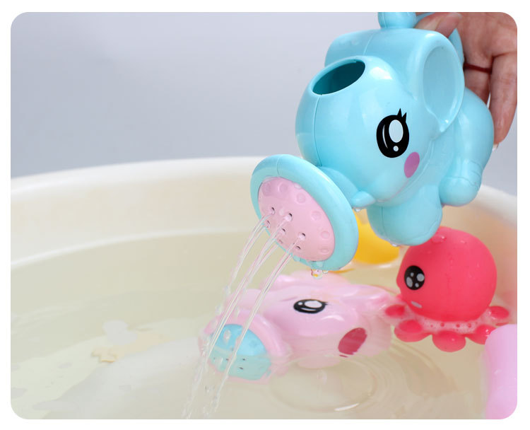 Phòng tắm em bé tắm hoạt hình voi tắm đồ chơi trẻ em trai cô gái trò chơi tương tác cha mẹ-con