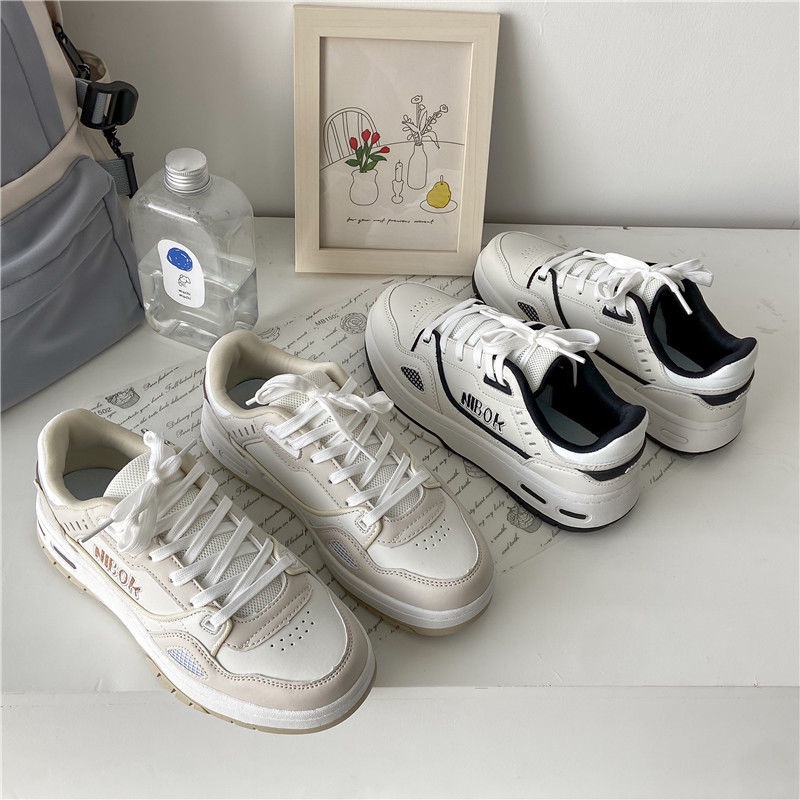 Giày Sneaker Đế Bằng Dễ Phối Đồ Thời Trang Cho Nữ