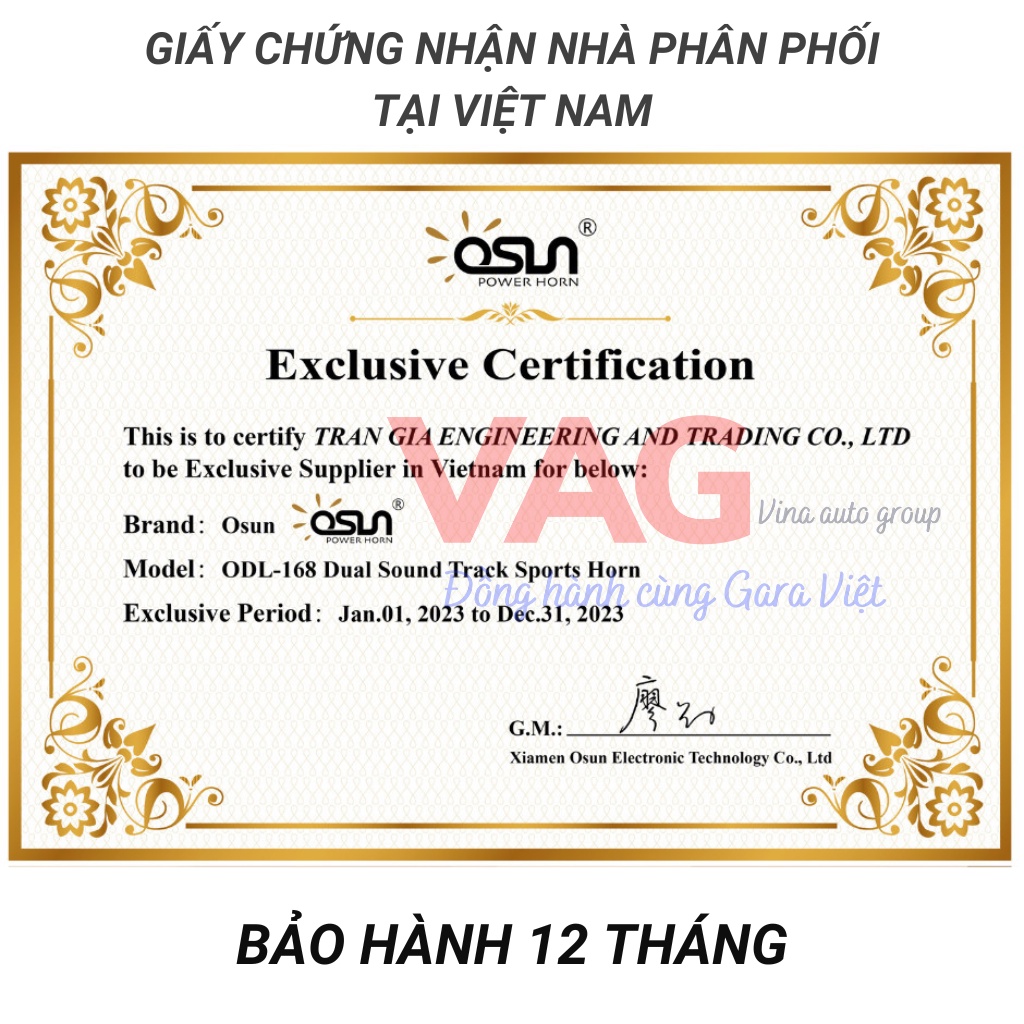 Còi sên siêu chống nước OSUN NHẬT BẢN