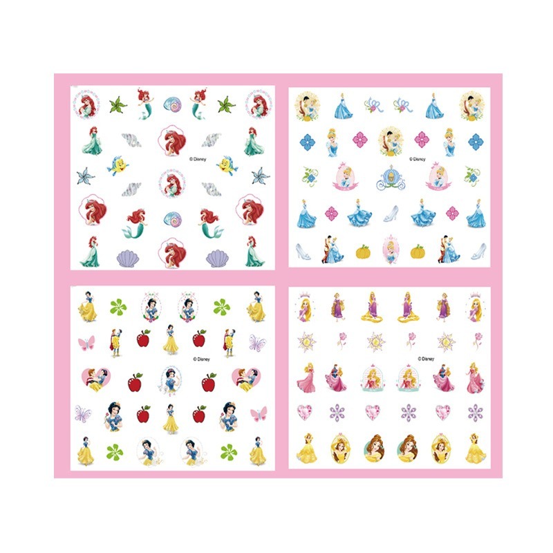 Miếng Dán Trang Trí Móng Tay Họa Tiết Hoạt Hình 3d Dễ Thương