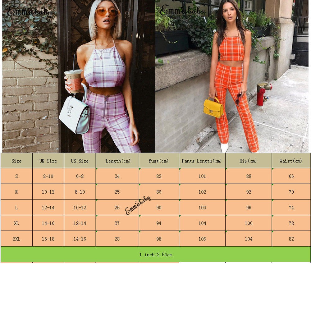 Set đồ nữ áo yếm và quần dài kẻ sọc