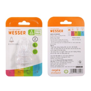 Núm vú Wesser vỉ 2 cái