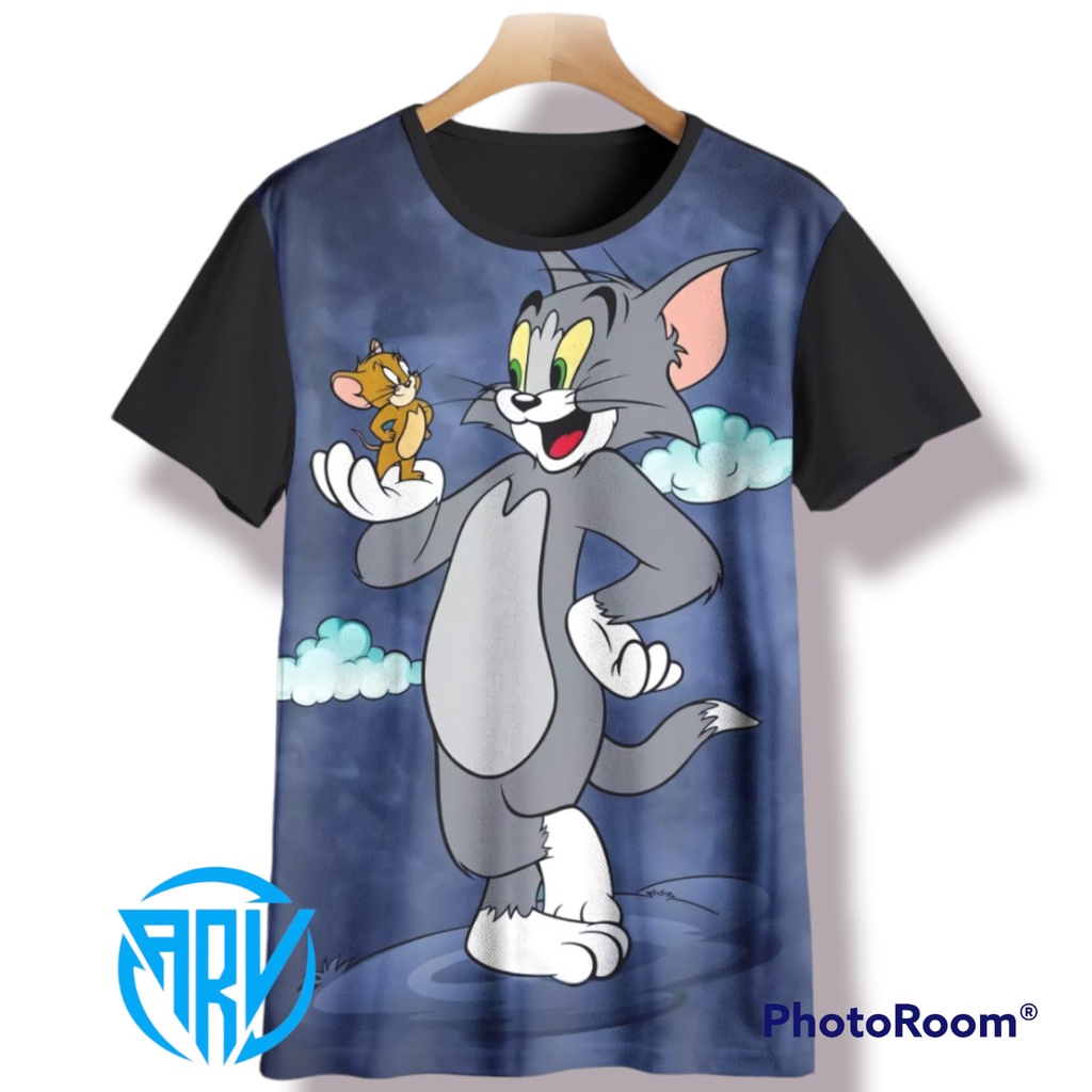 Áo Thun In Hoạt Hình Tom Và Jerry 3D Thời Trang Dành Cho Bé Trai Tuổi 3 4 5 6 7 8 9 10 11 12 13 14 2022