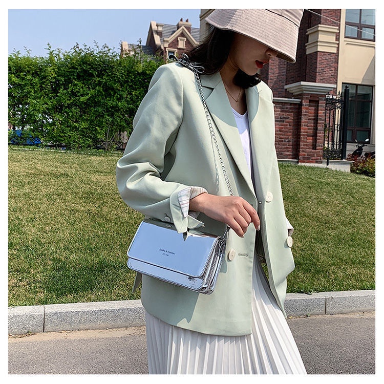 Túi xách đeo chéo thiết kế thanh lịch thời trang 2021 cho nữ