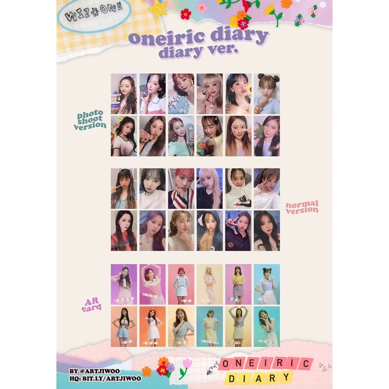Bộ ảnh UNOFFICIAL album Oneiric - IZ*ONE