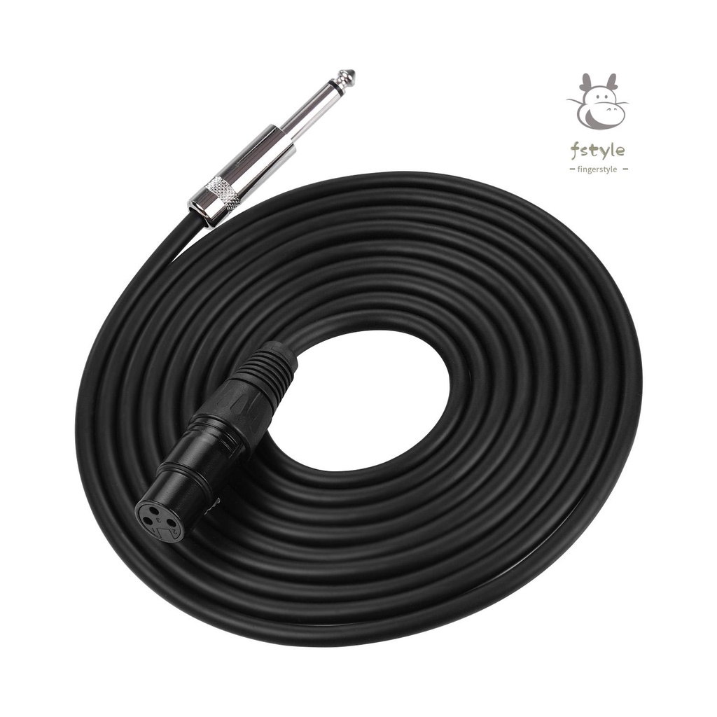 Dây Cáp Âm Thanh Chuyển Đổi Từ Cổng Xlr Sang Cổng 1 / 4 Inch Ts Mono 3m / 9.8ft Chuyên Dụng Chất Lượng Cao