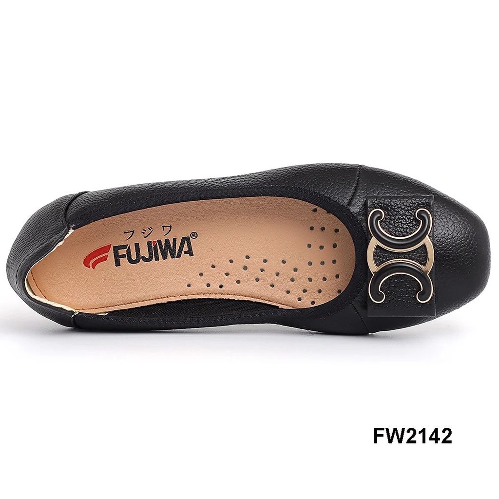 Giày Nữ Da Bò FUJIWA - FW2142. Da Thật Cao Cấp. Được Đóng Thủ Công (Handmade). Đế Cao 2 Cm. Size: 35, 36, 37, 38, 39, 40