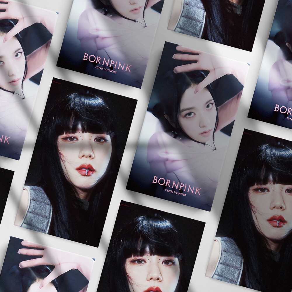 Hộp 54 tấm BLACK PINK thẻ ảnh nhóm nhạc  album ảnh  2022 BORN PINK  LOMO card