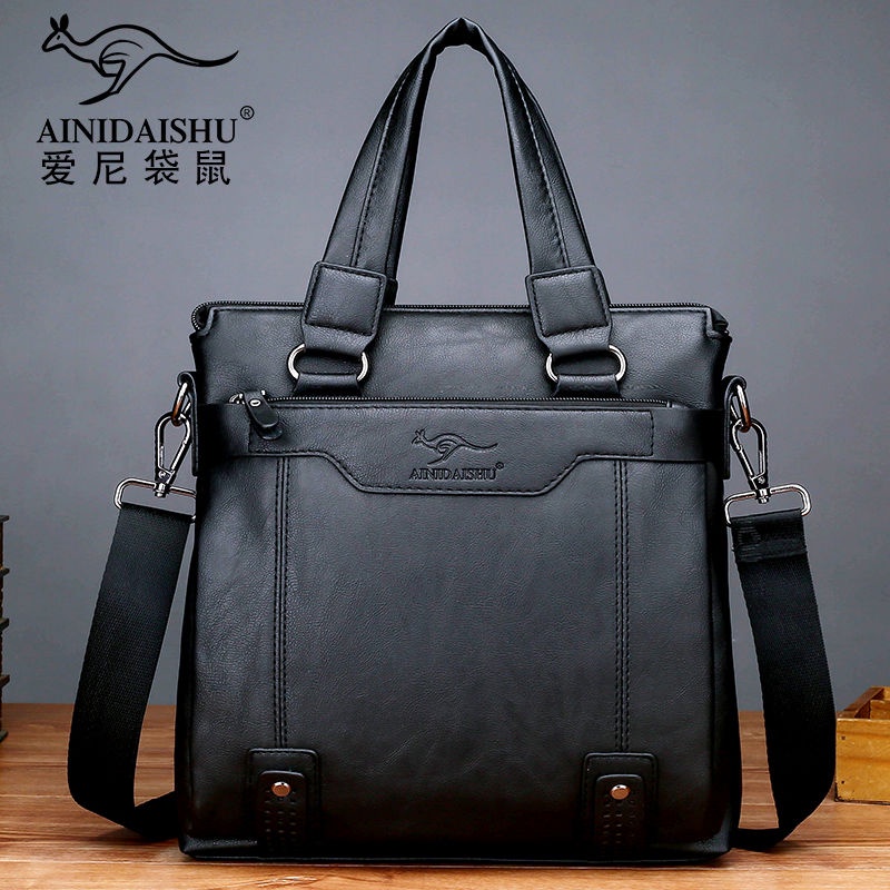 Túi da đeo chéo phong cách doanh nhân cho nam NSGSB33 | BigBuy360 - bigbuy360.vn