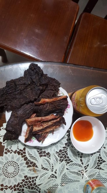 Thịt trâu gác bếp