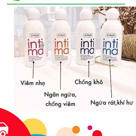Dung dịch rửa vệ sinh dạng sữa intima ziaja