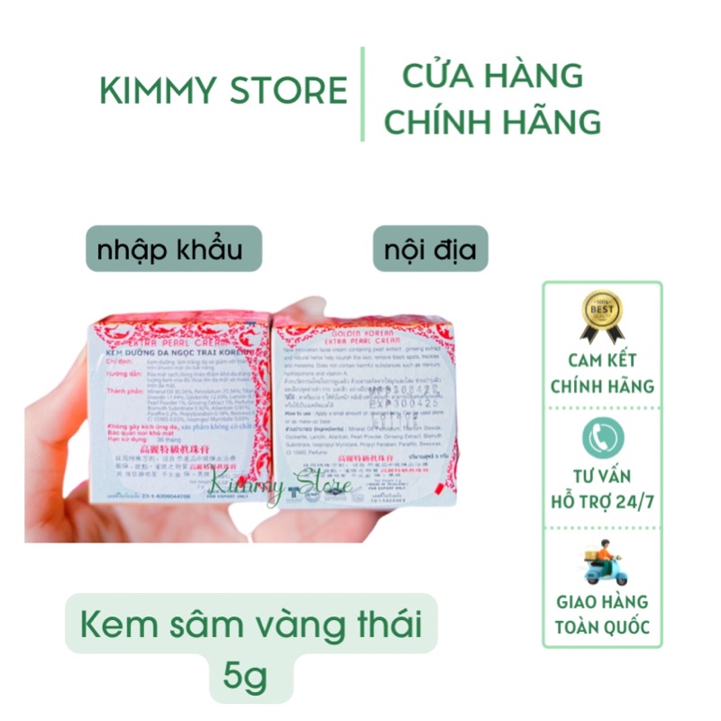 sỉ lố 12 hộp kem sâm vàng thái chuẩn 2 tem