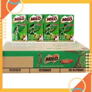 Thức uống lúa mạch milo 110ml / 180 ml - thùng 48 hộp ,date mới