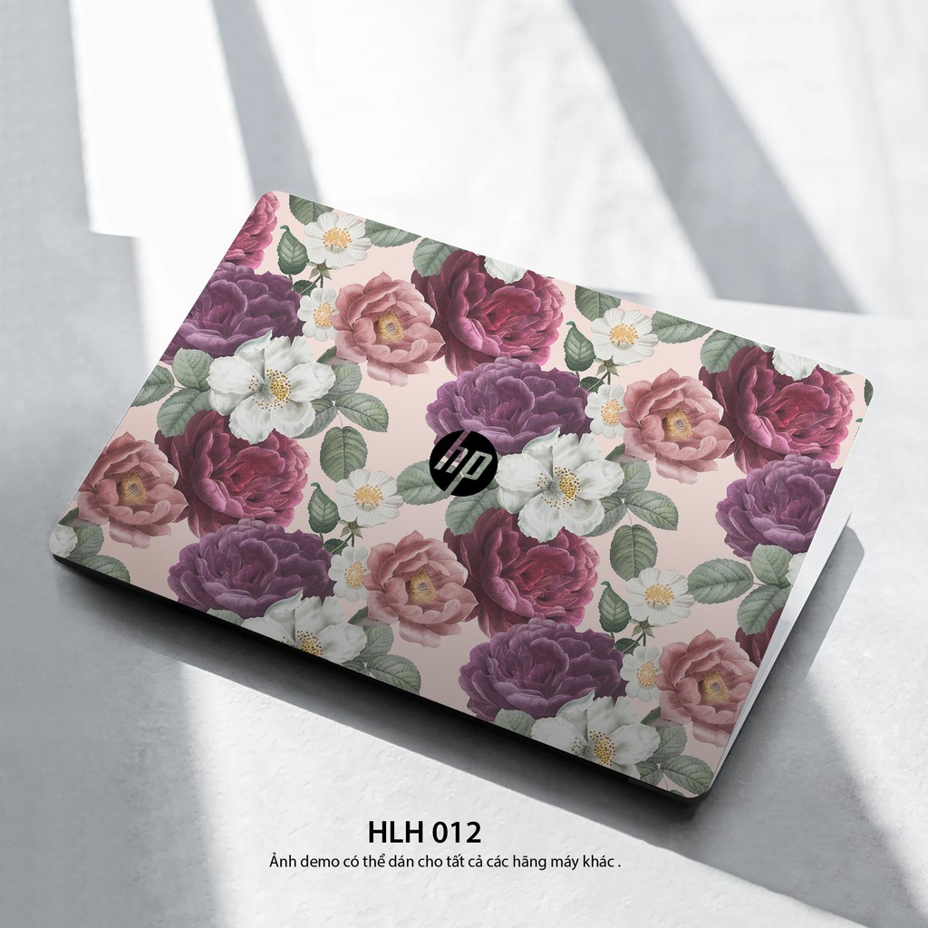 Bộ skin dán laptop mẫu Floral / Có mẫu decal dán cho tất cả các hãng máy tính