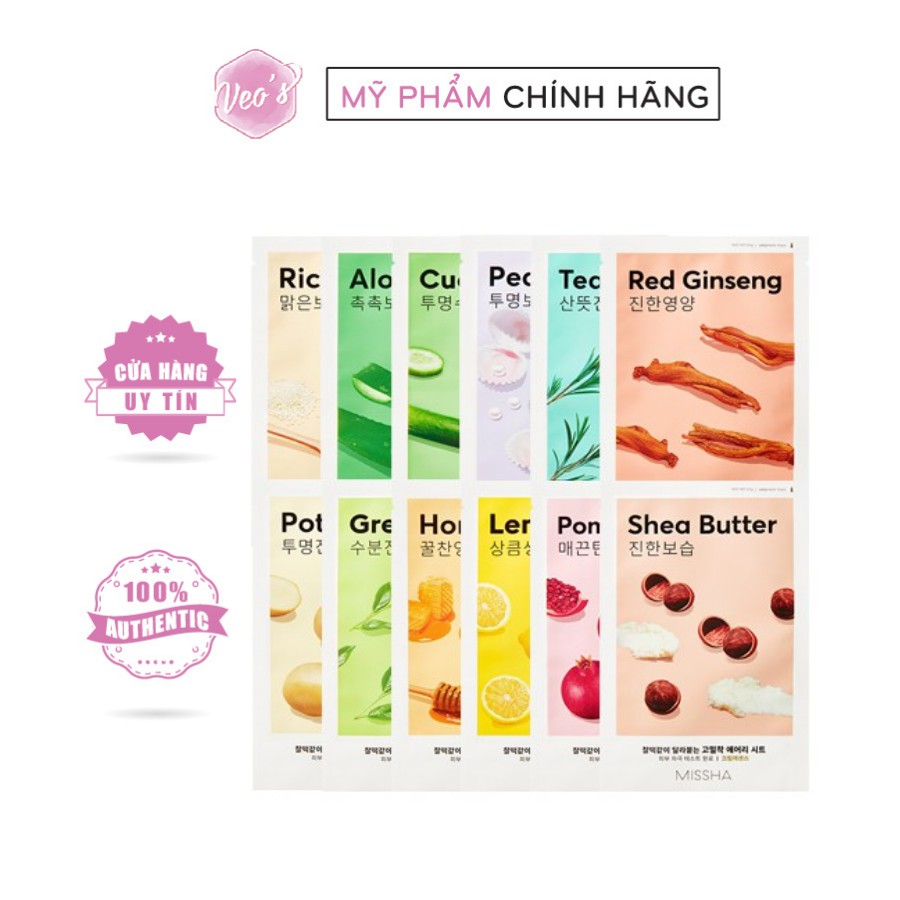 Mặt Nạ Giấy Missha Airy Fit Sheet Mask