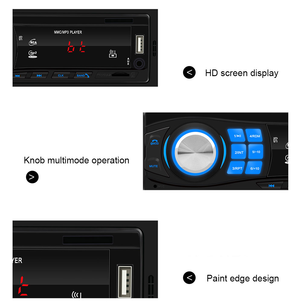 Máy Nghe Nhạc Mp3 Kiêm Đài Fm Đa Năng Pi Swm-8013 Cho Xe Hơi