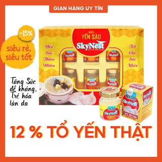 Nước yến sào cao cấp SkyNest ( 6 lọ x70ml / Hộp quà) hiệu quả cho hồi phục và cải thiện sức khỏe.