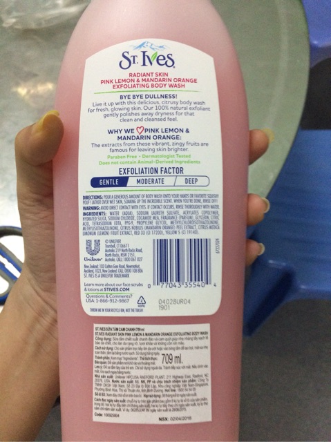 St ives 473ml và 650ml mẫu mới muối biển, yến mạch và cam chanh | BigBuy360 - bigbuy360.vn