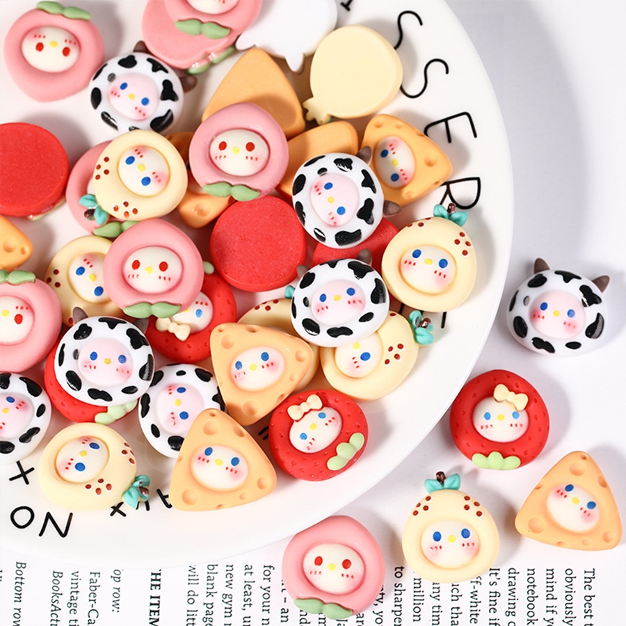 Sticker 3D Hình Con Vật, Hoa Quả Dễ Thương Kèm Keo Dán Siêu Chắc Trang Trí Cốc, Sổ Tay PK050