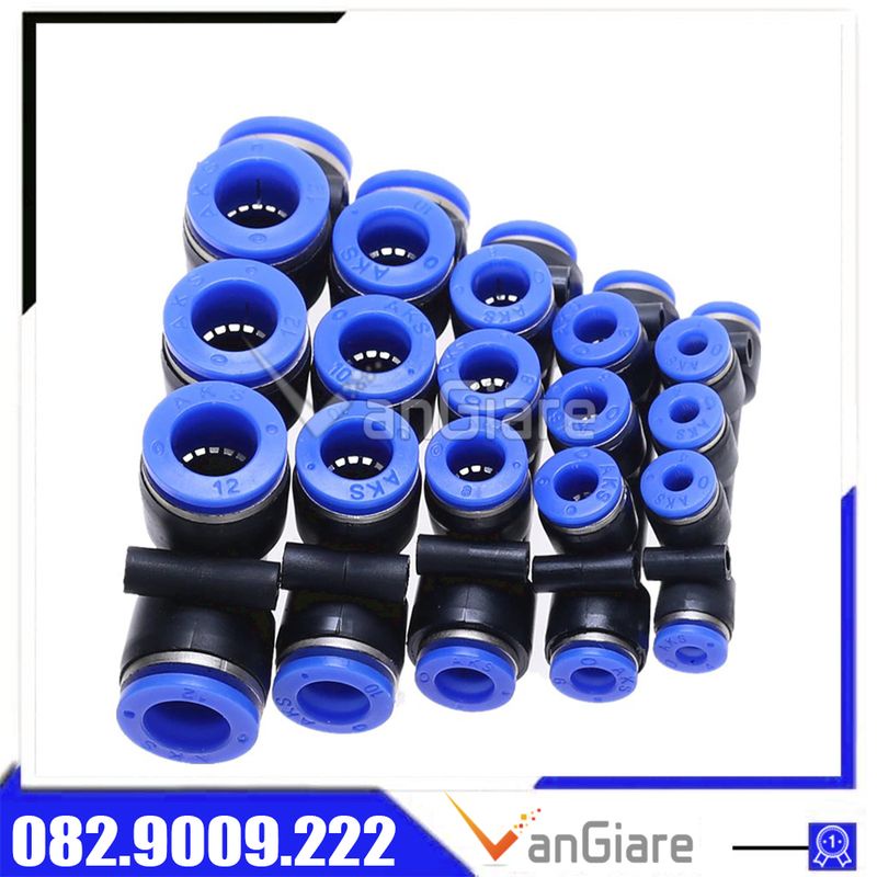 Đầu nối chia 5 ngã khí nén PK ống 4mm 6mm 8mm 10mm 12mm