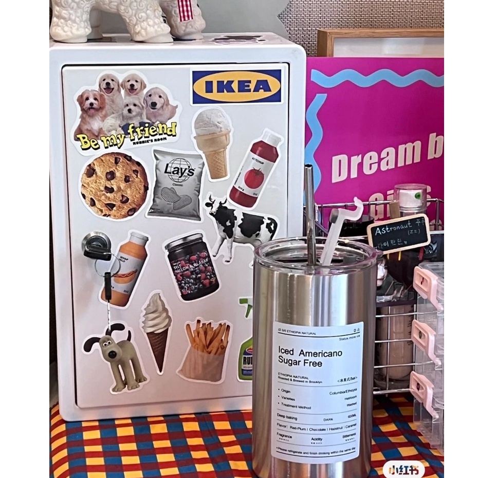 Bình Nước Giữ Nhiệt Bằng Thép Không Gỉ Có Ống Hút Dung Tích 600ml- Vibesvietnam