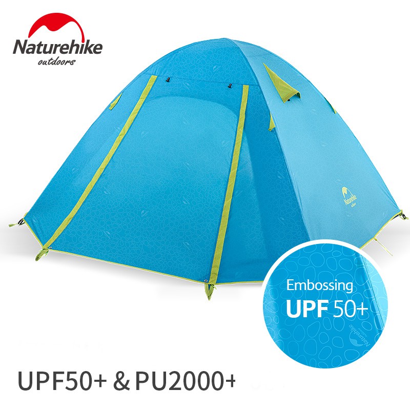 [Mã MASK2630K giảm 15% tối đa 30K đơn từ 99K] Lều 2 người naturehike P Series Aluminum Poles Tent Graphic