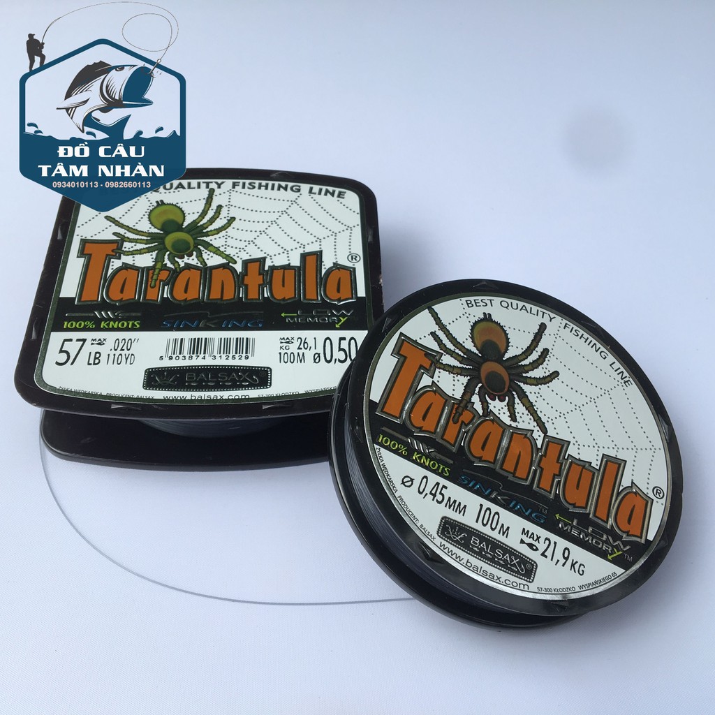 Cước câu cá Balsax Tarantula - Made in EUROPE cam kết hàng chính hãng