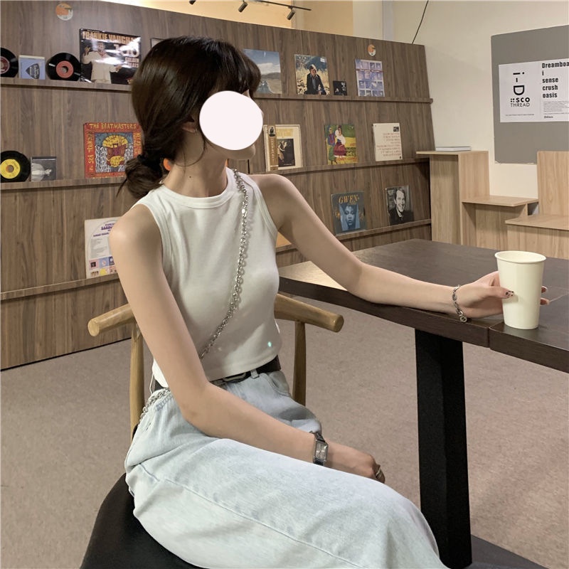 Áo Thun Ba Lỗ Dáng Ôm Phong Cách Thời Trang Retro Mỹ 2022