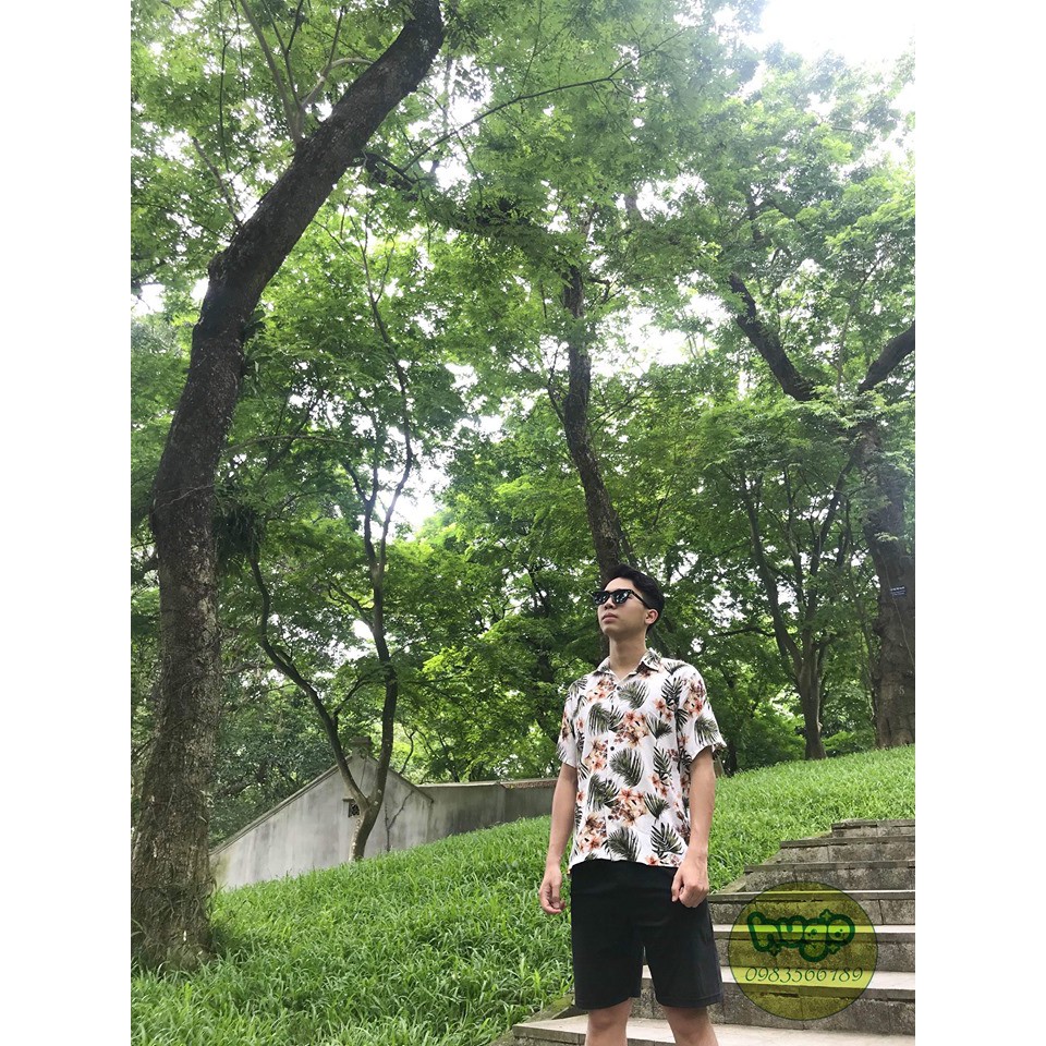 Áo sơmi hoa quả-thổ cẩm đi biển hè 2019 | BigBuy360 - bigbuy360.vn