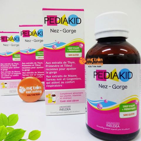 Vitamin tăng sức đề kháng mũi họng Pediakid