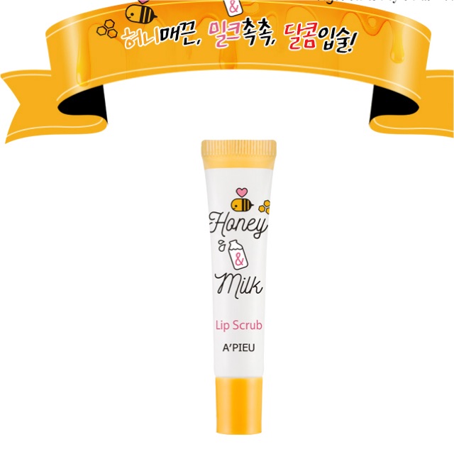 Tẩy da chết môi A'pieu Honey Milk Lip Scrub