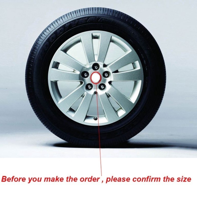 Set 4 Nắp Đậy Trục Bánh Xe Hơi Suzuki 54mm 58mm 60mm Bằng Hợp Kim