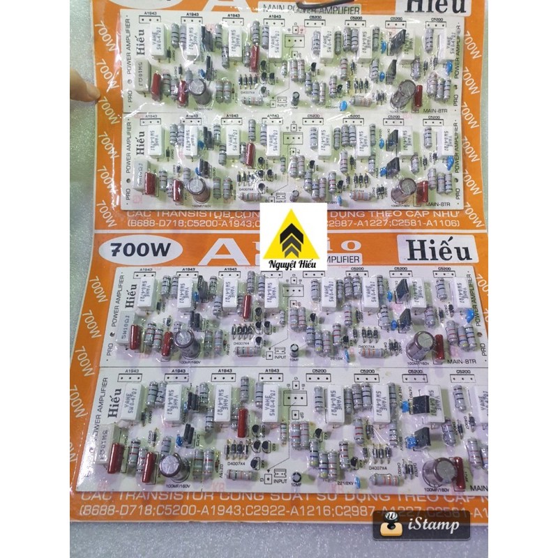 Mạch amply công suất Hiếu 700W