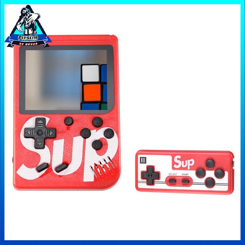 [Fitslim] Double Version Handheld Game Player Built-in 400 Games Color LCD Game