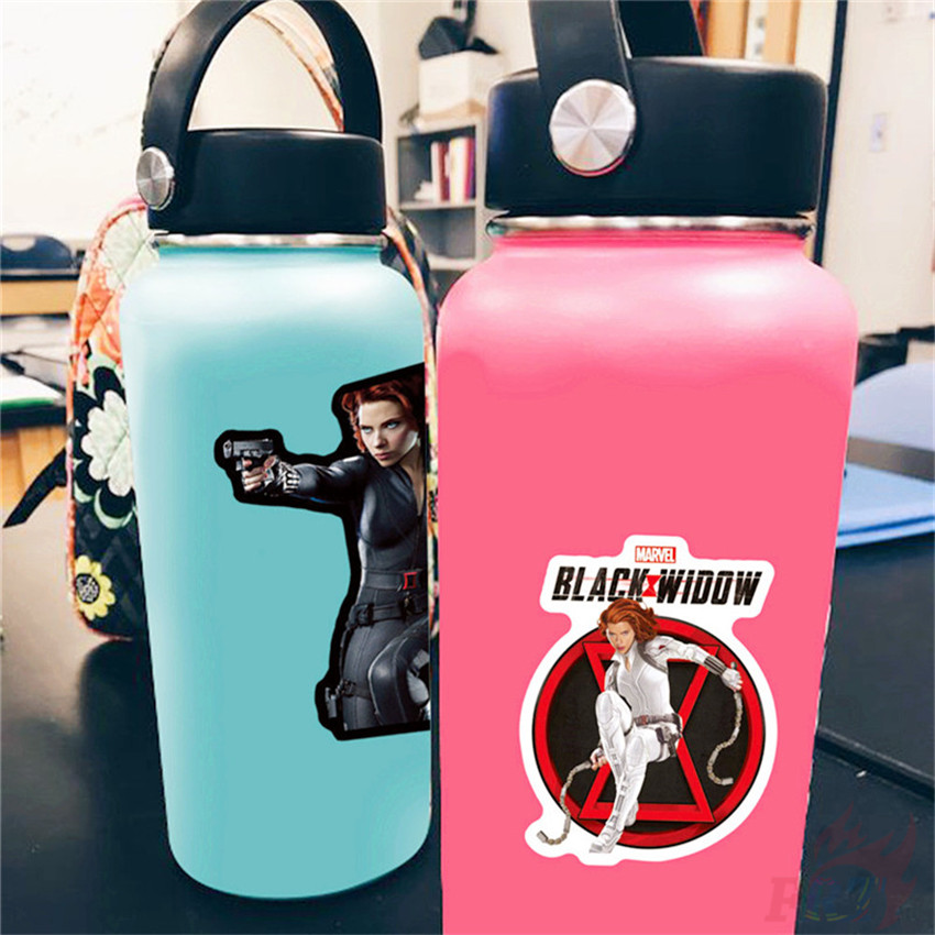 ❉ Black Widow Series 02 - Marvel Superhero Stickers ❉ 50Pcs/Set Scarlett Johansson DIY Fashion Luggage Laptop Skateboard Decals Doodle Stickers