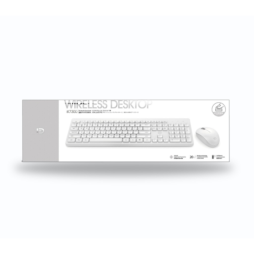 [Mã ELFLASH5 giảm 20K đơn 50K] Combo Phím + Chuột FD - iK7300 (Combo Keyborad + Mouse FD - iK7300) - BH 24 tháng 1 đổi 1 | BigBuy360 - bigbuy360.vn