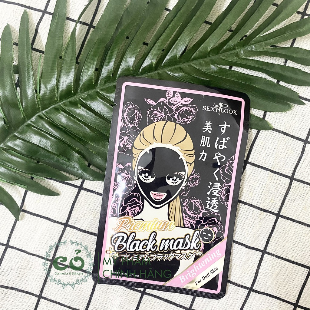 Mặt Nạ Đen SexyLook Đài Loan Intensive Black Facial Mask 28ml