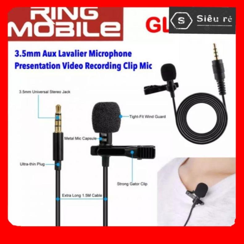 Mic Ghi Âm Cho Điện Thoại GL-119 Cổng 3.5 (LA4052)